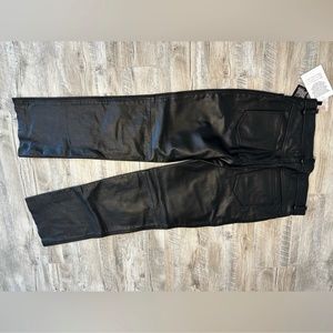 Unik Leather Apparel men's black biker look pants